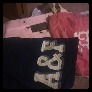 3 Abercrombie and Fitch Tote Bags